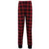 Touched by Nature Baby, Toddler and Kids Unisex Organic Cotton Tight-Fit Pajama Set, Buffalo Plaid, 4 Toddler - 2 of 3