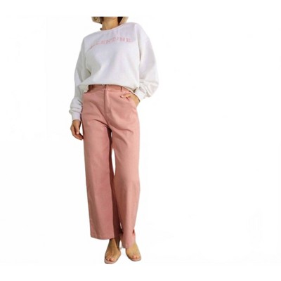 Women's Cotton Twill Wide Leg Pants - Mulla