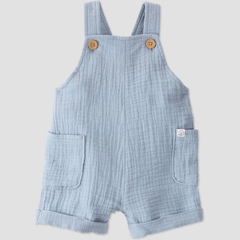 100% Cotton CuteOn 2 Packs Unisex Baby Romper Blue 9 Months Infant Bodysuit Jumpsuit Beige Polo Neck Long Sleeve