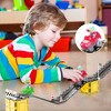 PICASSO-TILES 62 Piece Race Car Track Slider Racing, Magnetic Tiles, Building Blocks, STEM Toys for Kids 3+ - 2 of 4