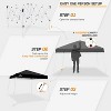 EAGLE PEAK Slant Leg Pop-up Canopy Tent Easy One Person Setup Instant Outdoor Beach Canopy Folding Portable Sports Shelter - 2 of 4