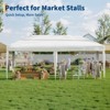 10x20 Pop Up Canopy with 2 Sidewalls - Heavy Duty Outdoor Canopy Tent with Portable Roller Bag - 2 of 4