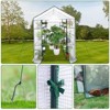 Greenhouse for Outdoors,Portable Indoor and Outdoor Green House w/ Roll-Up Zippered Door Anchors and Ropes,Plant Garden Hot House w/ 9 Shelves - 4 of 4