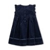 Girls' Organic Corduroy Flutter Sleeve Jumper Dress, Kids - 3 of 3