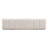 Sapphtopaz Upholstered Ottoman Bench, End of Bed Entryway Bench with Wood Legs Bench for Entryway Bedroom, No-Assembly - 2 of 4