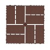 Dolonm 44-Pack 12"x12" Interlocking Deck Tiles – Waterproof Outdoor & Indoor Floor Tiles for Patio, Pool, Balcony – Easy Snap-Together Design - 3 of 4