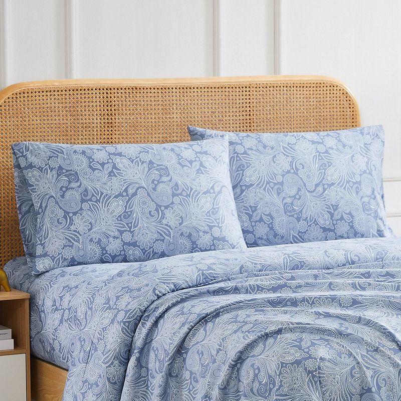Southshore Fine Living Perfect Paisley Collection 2 Pillowcases, ultra-soft easy care microfiber, 3 of 6