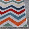 Chevron Zig-Zag Geometric Modern Indoor Outdoor Area Rug by Blue Nile Mills - 2 of 4