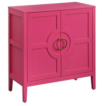 Leelah Console Cabinet Magenta Pink - Lifestorey