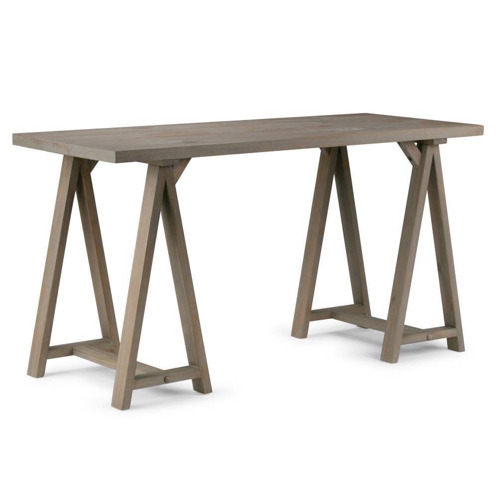 Photos - Office Desk Hawkins Writing Desk Distressed Gray - WyndenHall