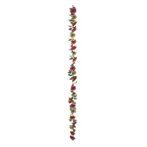 Transpac Fabric 70.87 in. Multicolor Spring Bright Daisy Garland - 1 of 2