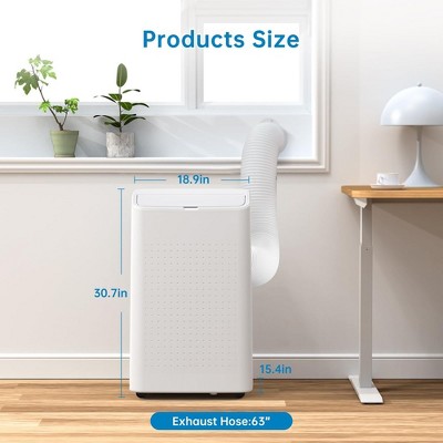 Portable Air Conditioner 15000btus, 3-in-1 Air Conditioners Cools up to ...