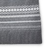Hope & Henry Girls' Turtleneck Sweater Dress (Grey Fair Isle, 5) - 3 of 4