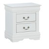 NicBex 15.75 inch Wide Nightstand with 2 Drawers,Side Table with Large Storage Space and Bracket Feet,Bedside Table for Bedroom,Living Room - 3 of 4