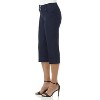 Rekucci Women's Pull-On Mid-Rise Cuffed Capri Pants Comfort Waistband - 2 of 4