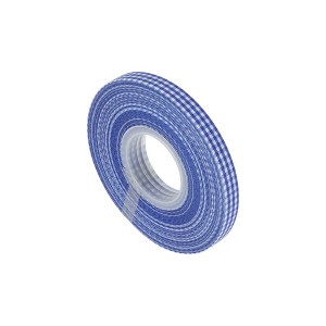 Unique Bargains Ribbon Checkered Woven Polyester 393.7"x0.39" 1 Pc - 1 of 4