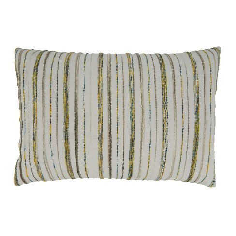 Saro Lifestyle Saro Lifestyle Striped Design Multi Pillow Cover - image 1 of 3