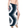 LA LEELA Women's Summer Sarong Bikini Wraps Cover up Skirt Wrap Bathing suit Swimwear Swimsuit Beach Coverup for Women One Size Black, Tie Dye Design - 4 of 4