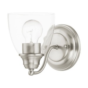 Livex Lighting Montgomery 1 - Light Vanity in  Brushed Nickel - 1 of 1