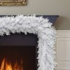 Puleo 9'x10" Artificial White Richmond Pine Garland - 2 of 4