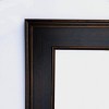 44"x32" Non-Beveled Mezzanine Espresso Wood Wall Mirror - Amanti Art: Modern Rectangular, Includes Mounting Hardware - image 3 of 4