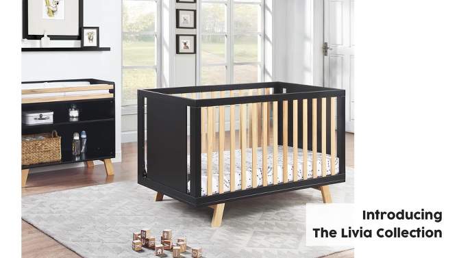 Suite Bebe Livia 3-in-1 Convertible Island Crib - White/Natural, 2 of 10, play video