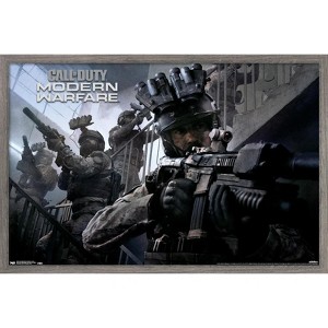 Trends International Call of Duty: Modern Warfare - Co-Op Framed Wall Poster Prints - 1 of 4