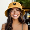 Dalix Butterfly Cotton Bucket Hat Lightweight Outdoor Travel Beach Everyday Womens - 3 of 4