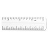 Universal Clear Plastic Ruler Standard/metric 6 59025 : Target