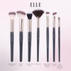 ELLE 10-Piece Professional Eye & Face Makeup Brush Set - 2 of 4