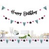 Big Dot of Happiness 50's Sock Hop - 1950s Rock N Roll Birthday Party Letter Banner Decoration - 36 Banner Cutouts and Happy Birthday Banner Letters - 2 of 4