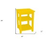 HomeRoots 28" Yellow Solid Wood Nightstand - 3 of 4