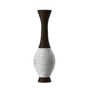 Racxily 39" Decorative Floor Vase, Woven Textured Finish for Living Room & Entryway - 1 of 4