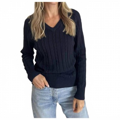 Women's Charlie Cable Knit Sweater - SIX/FIFTY