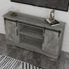 Farmhouse-Style TV Console with Storage and Barn Doors Modern Entertainment Center for 65-inch TVs Living Room - 3 of 4