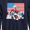 Boys' - Disney - Mickey And Friends Flag Graphic Long Sleeve Fleece Sweatshirt - 2 of 4
