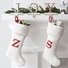 Knit Monogram Christmas Stocking White - Wondershop™ - 2 of 3