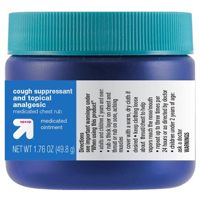 Cough Suppressant & Topical Analgesic Chest Rub Ointment - 1.76oz - up & up™