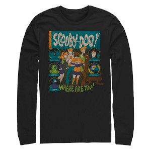 Men's Scooby Doo Where Are You Villains Long Sleeve Shirt - 1 of 4