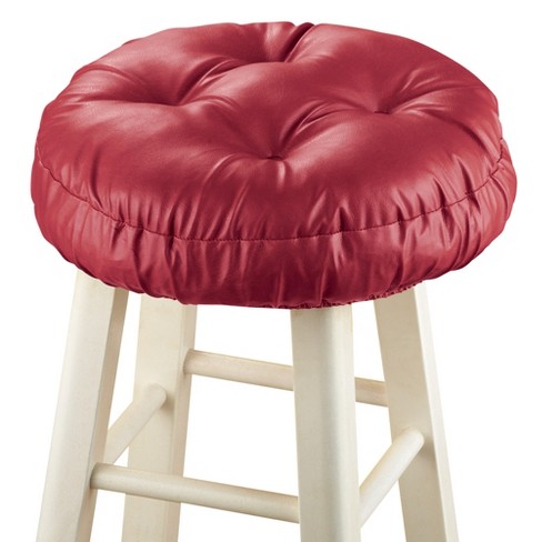 Collections Etc Padded Barstool Seat Cover Cushion 14 X 14 X 1