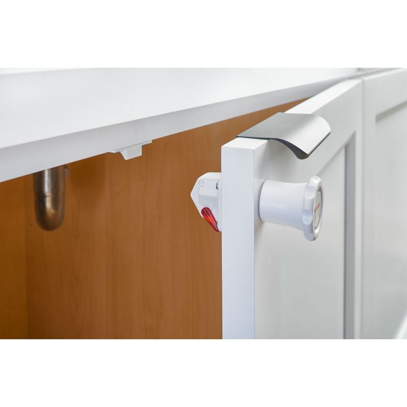 Rev-A-Shelf Rev-A-Lock Magnetic Child-Safe Cabinet Security System Set to Baby Proof Cabinet Drawers, 3 of 8