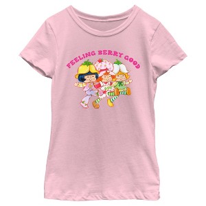 Girl's Strawberry Shortcake Berry Good Girls T-Shirt - 1 of 4