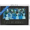 Trends International Radiohead - Blue Crowd Silhouettes Framed Wall Poster Prints - 3 of 4