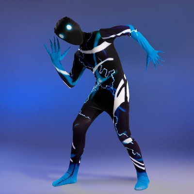 Joyfy Boys Scary Halloween Costume for Kids, Slenderman Skin Bodysuit, Skinsuit Boys Girls