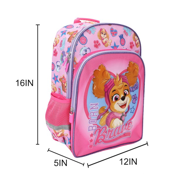 Mochila de 16 pulgadas de Paw Patrol Skye con estampado completo 3