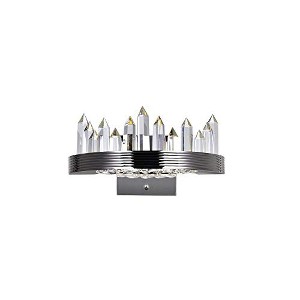 CWI Lighting Agassiz LED Sconce With Polished Nickel Finish - 1 of 3