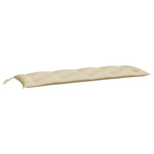 vidaXL Bench Cushion Outdoor Water Repellent Bench Cushion Pad Oxford Fabric - Beige 59.1" x 19.7" x 2.8" - 1 of 4