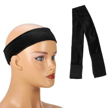 Unique Bargains Women's Adjustable Wig Fastener Band 2 Pcs