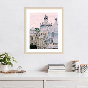 Amanti Art Paris Rooftops II by Justine Milton Wood Framed Wall Art Print - 1 of 4