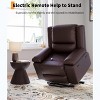 Power Lift Recliner Chair for Elderly with Massage and Heat, Heavy Duty Electric Rising Recliner for Seniors with 8-Point Vibration - 3 of 4